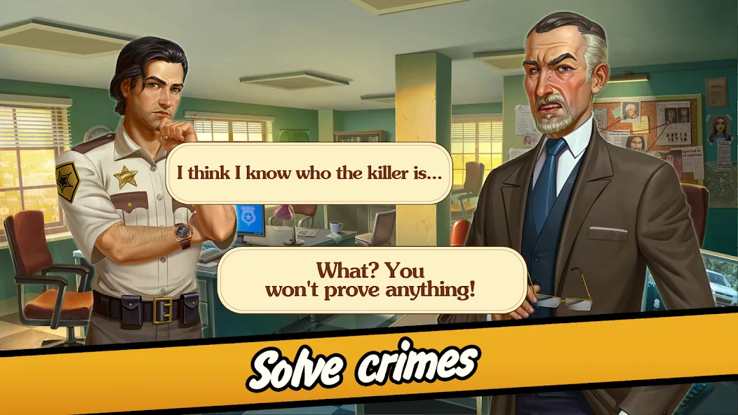 Solitaire Crime Stories [МОД: Меню, Бесконечные монеты и Открытые уровни] Screenshot 4