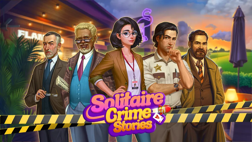 Solitaire Crime Stories [МОД: Меню, Бесконечные монеты и Открытые уровни] Screenshot 5