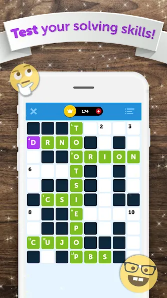 Crossword Quiz (Кроссворд Квиз) [МОД: Деньги, Монеты и Меню MOD] Screenshot 1