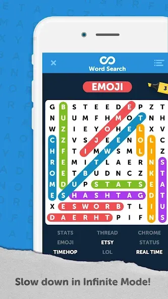 Infinite Word Search Puzzles (Инфинити ворд срч пазлы) [МОД: Бесконечные деньги, Монеты и Мега MOD] Screenshot 4