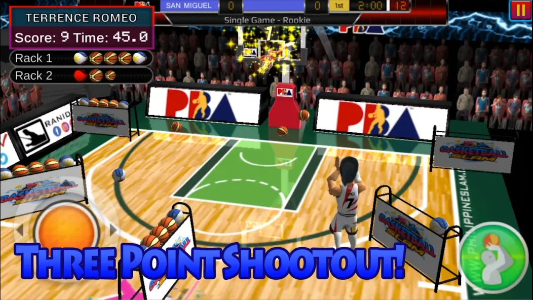 Basketball Slam! (Баскетбол Слэм) [МОД: Деньги, Монеты и Меню MOD] Screenshot 3