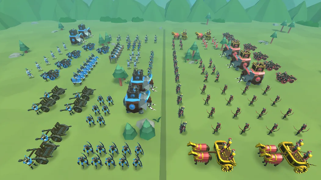 Epic Battle Simulator 2 (Эпический Боевой Симулятор 2) [МОД: Много монет, Открытые уровни и Мега MOD] Screenshot 2