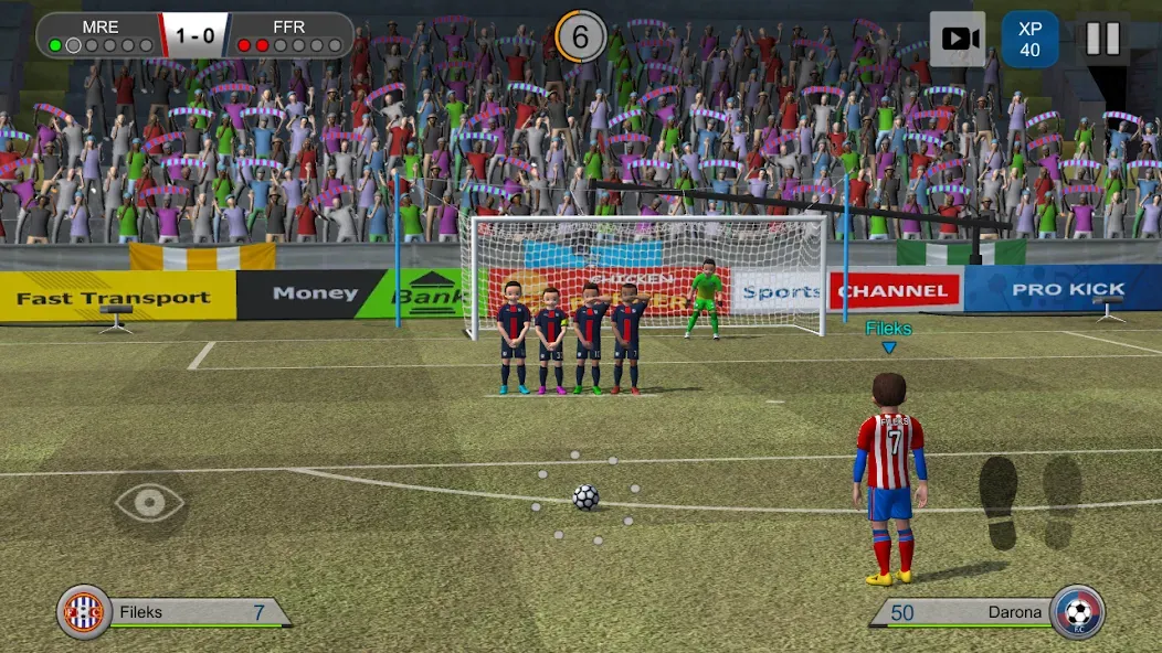 Pro Kick Soccer (Про Кик Сокер) [МОД: Деньги, Монеты и Меню MOD] Screenshot 2