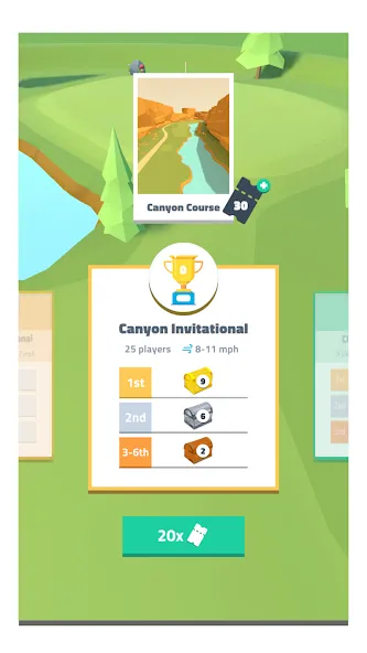 Golf Dreams (Гольф Дримс) [МОД: Бесконечные деньги, Монеты и Мега MOD] Screenshot 5