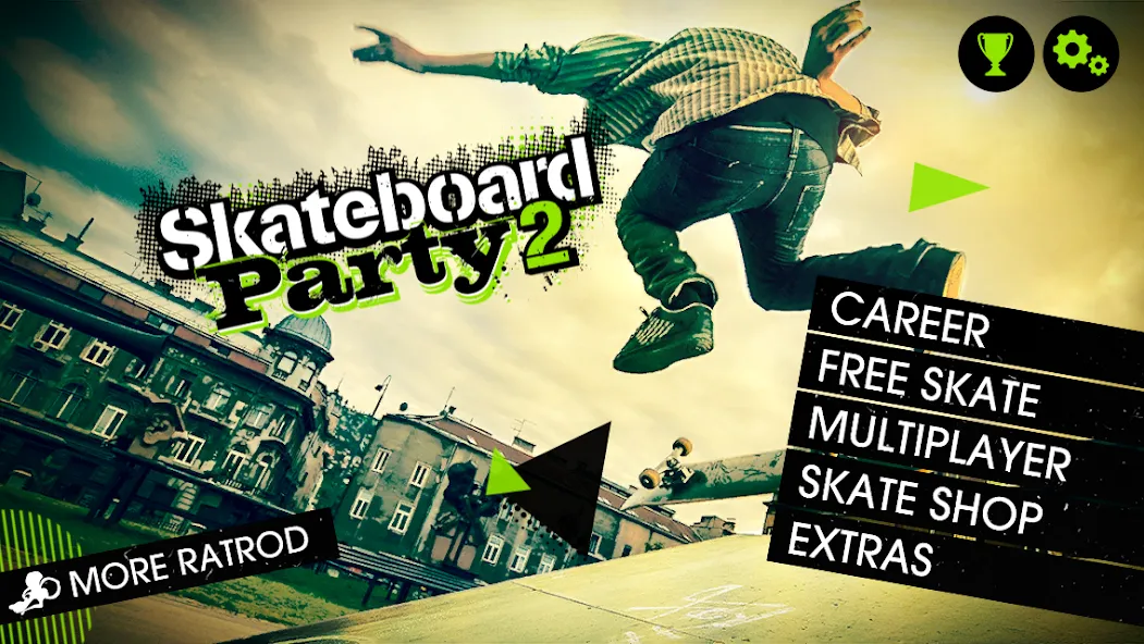 Skateboard Party 2 (Скейтборд вечеринка 2) [МОД: Много монет, Открытые уровни и Мега MOD] Screenshot 2
