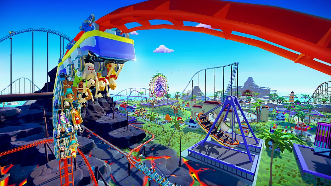 Real Coaster: Idle Game (Реал Коастер) [МОД: Деньги, Монеты и Меню MOD] Screenshot 1