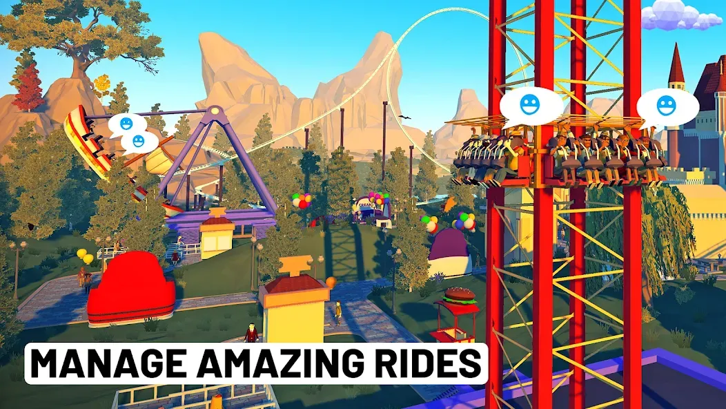 Real Coaster: Idle Game (Реал Коастер) [МОД: Деньги, Монеты и Меню MOD] Screenshot 2