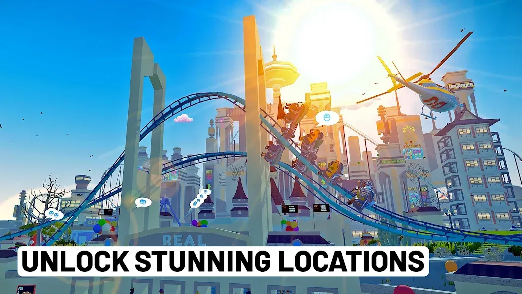 Real Coaster: Idle Game (Реал Коастер) [МОД: Деньги, Монеты и Меню MOD] Screenshot 5