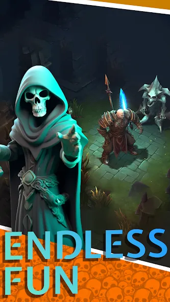 Necromancer Hero: Skeletons 3D (Некромантгерой) [МОД: Много денег, Монет и Все открыто] Screenshot 2