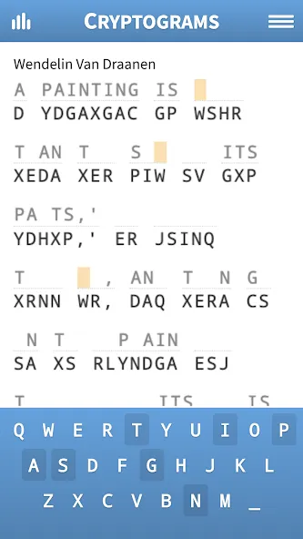 Cryptograms · Decrypt Quotes [МОД: Деньги, Монеты и Меню MOD] Screenshot 1