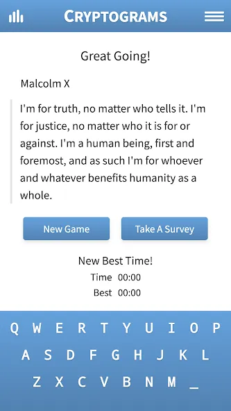 Cryptograms · Decrypt Quotes [МОД: Деньги, Монеты и Меню MOD] Screenshot 3