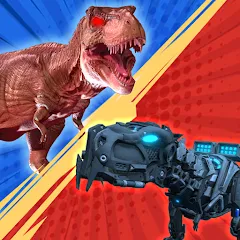 Скачать Dinosaur Monster Fight Battle (Бамбам Монстр Против 100 Дверей) [МОД: Много денег, Монет и Все открыто] | Взлом Dinosaur Monster Fight Battle на Андроид