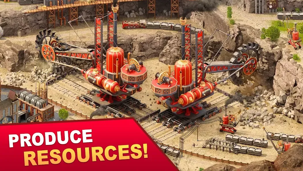 Steam City: Town building game (Стим Сити) [МОД: Много денег, Монет и Все открыто] Screenshot 2