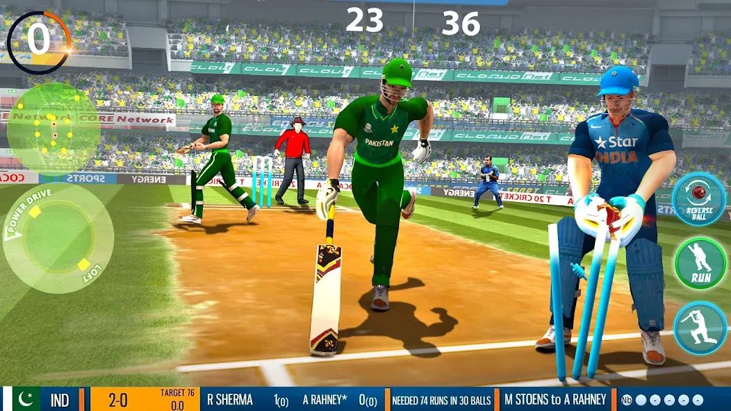 Indian Cricket Game Champion (Индийские чемпионы игры в крикет) [МОД: Деньги, Монеты и Меню MOD] Screenshot 2