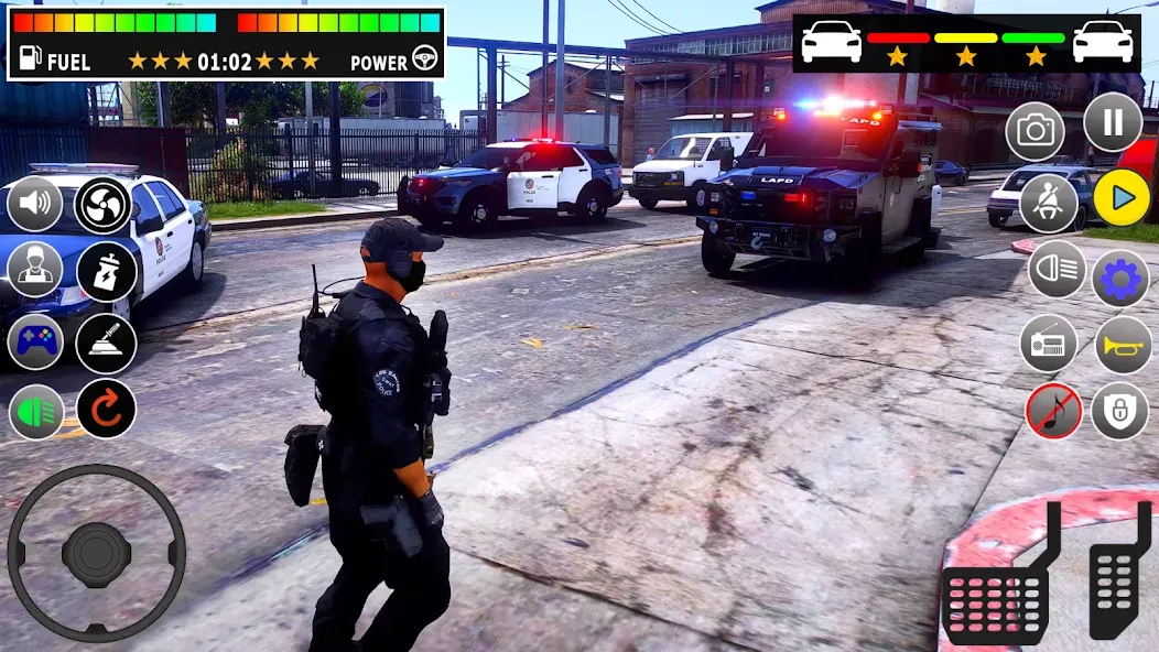 Police Games Simulator: PGS 3d [МОД: Все открыто, Дополнительные деньги и Меню MOD] Screenshot 2