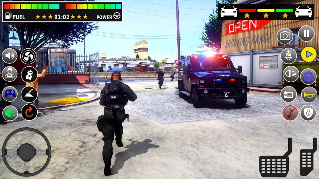 Police Games Simulator: PGS 3d [МОД: Все открыто, Дополнительные деньги и Меню MOD] Screenshot 3