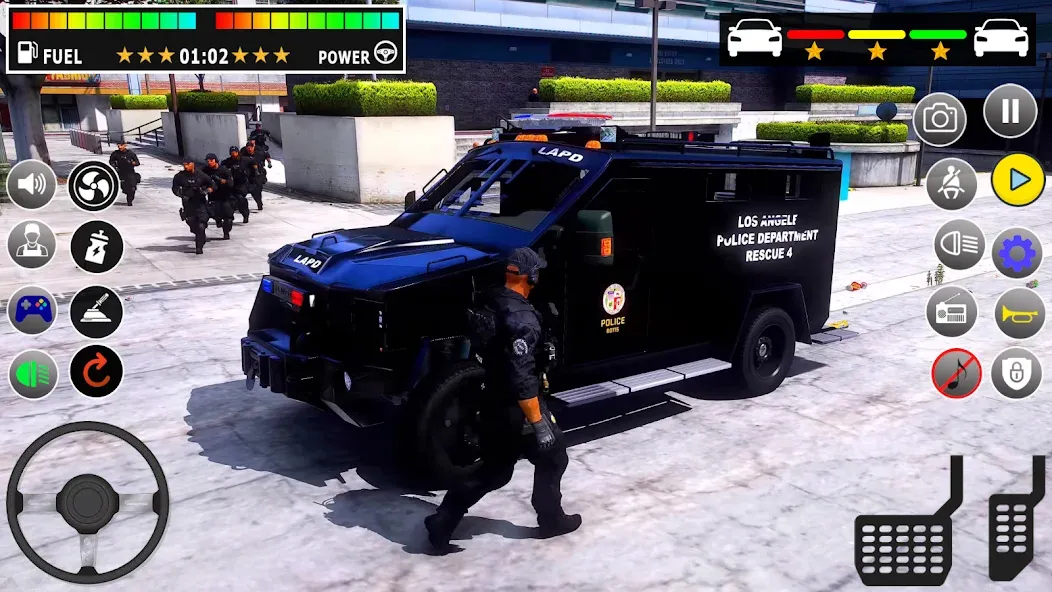 Police Games Simulator: PGS 3d [МОД: Все открыто, Дополнительные деньги и Меню MOD] Screenshot 4