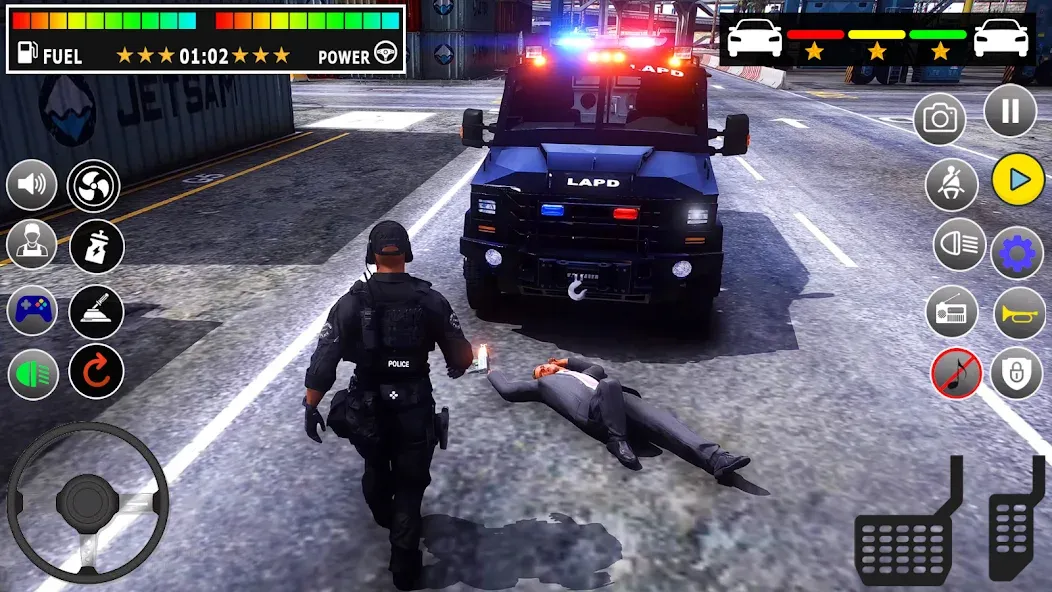 Police Games Simulator: PGS 3d [МОД: Все открыто, Дополнительные деньги и Меню MOD] Screenshot 5