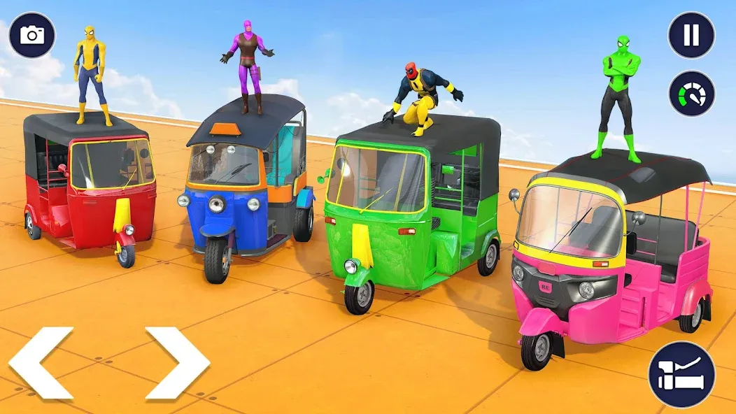 Tuk Tuk Auto Rickshaw Games 3D (Тук Тук Автомобильные рикши игры 3D) [МОД: Много монет, Открытые уровни и Мега MOD] Screenshot 1