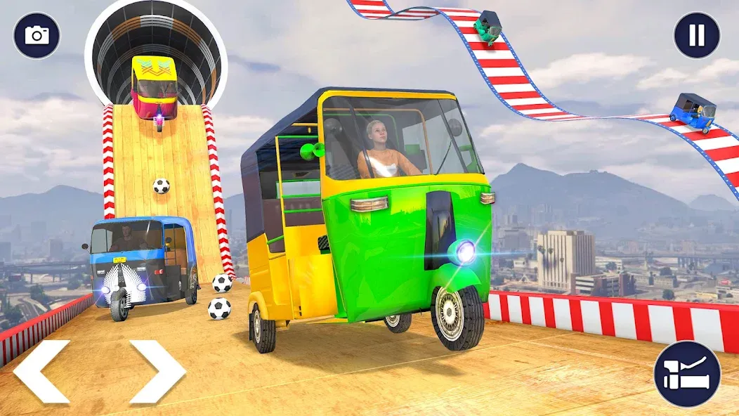 Tuk Tuk Auto Rickshaw Games 3D (Тук Тук Автомобильные рикши игры 3D) [МОД: Много монет, Открытые уровни и Мега MOD] Screenshot 2