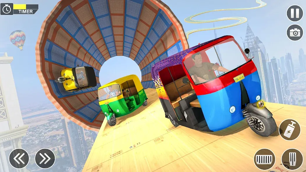 Tuk Tuk Auto Rickshaw Games 3D (Тук Тук Автомобильные рикши игры 3D) [МОД: Много монет, Открытые уровни и Мега MOD] Screenshot 4