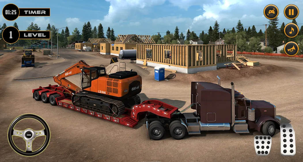 Real Excavator Simulator Games (Джей Си Би) [МОД: Бесконечные деньги, Монеты и Мега MOD] Screenshot 2