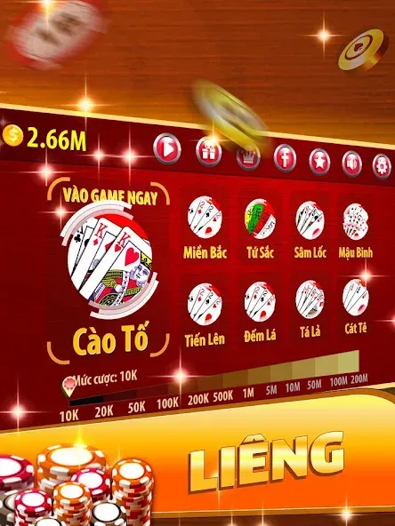 Liêng - Lieng [МОД: Бесконечные деньги, Монеты и Мега MOD] Screenshot 2