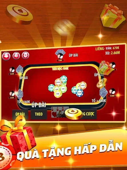 Liêng - Lieng [МОД: Бесконечные деньги, Монеты и Мега MOD] Screenshot 3