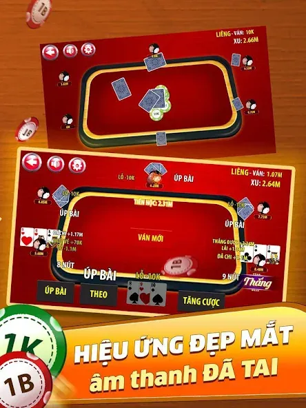 Liêng - Lieng [МОД: Бесконечные деньги, Монеты и Мега MOD] Screenshot 4