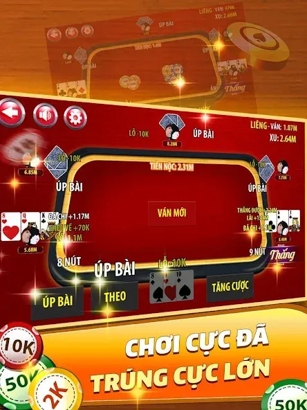 Liêng - Lieng [МОД: Бесконечные деньги, Монеты и Мега MOD] Screenshot 5