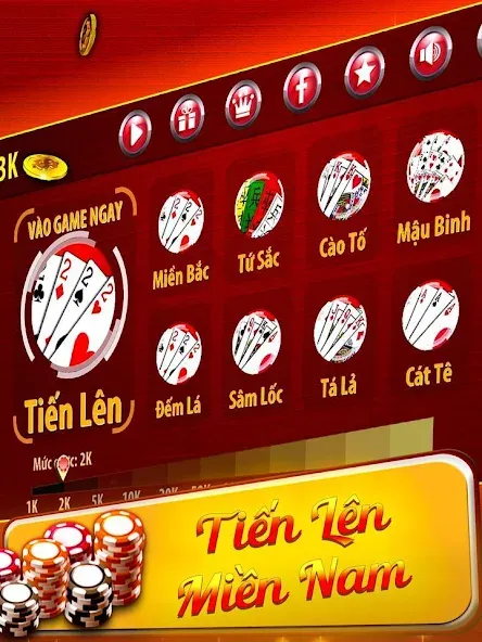 Tiến Lên Miền Nam — Tien Len [MOD: Premium/Unlocked] - Скриншот 1