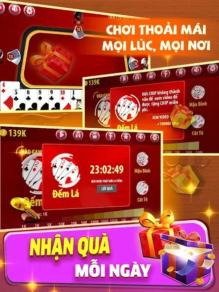 Tiến Lên Đếm Lá - Tien Len [МОД: Много монет, Открытые уровни и Мега MOD] Screenshot 3