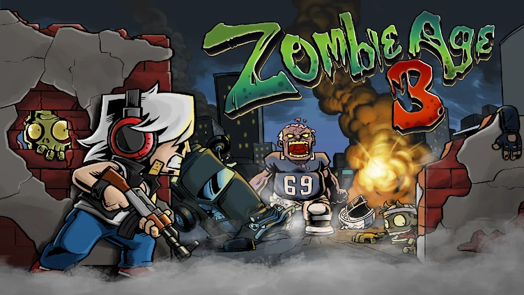 Zombie Age 3 Premium: Survival (Зомби Возраст 3 Премиум) [МОД: Деньги, Монеты и Меню MOD] Screenshot 1