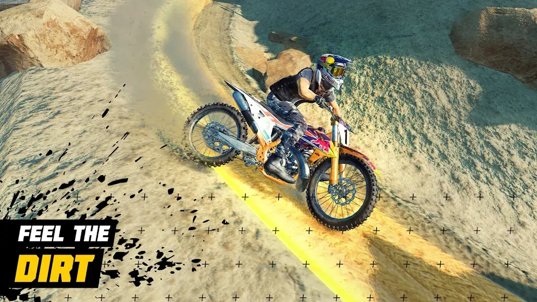 Dirt Bike Unchained: MX Racing (Дерт Байк Анчейнд) [МОД: Все открыто, Дополнительные деньги и Меню MOD] Screenshot 4