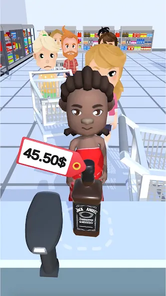 Hypermarket 3D (Хайпермаркет 3D) [МОД: Деньги, Монеты и Меню MOD] Screenshot 1