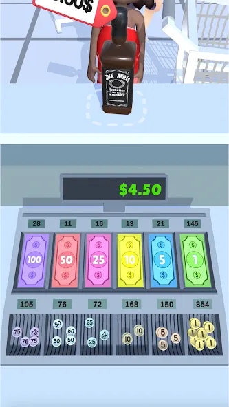 Hypermarket 3D (Хайпермаркет 3D) [МОД: Деньги, Монеты и Меню MOD] Screenshot 3