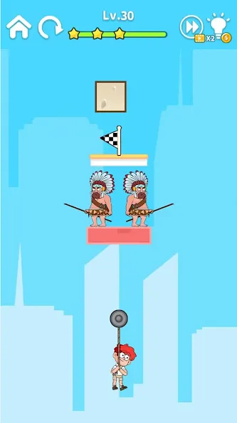 Zipline Rescue: Physics Game (Зиплайн Рескью) [МОД: Бесконечные деньги, Монеты и Мега MOD] Screenshot 3