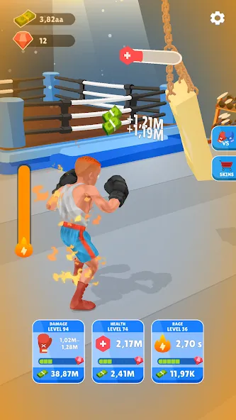 Tap Punch - 3D Boxing (Тап Панч) [МОД: Много монет, Открытые уровни и Мега MOD] Screenshot 1