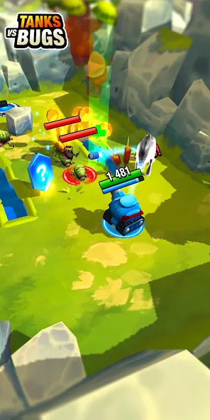 Tanks vs Bugs (Танки против жуков) [МОД: Все открыто, Дополнительные деньги и Меню MOD] Screenshot 2