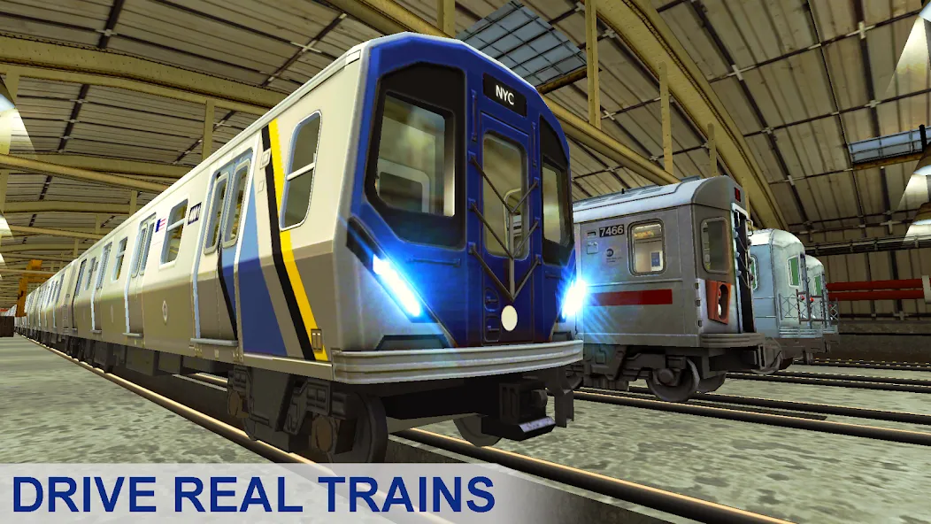 Subway Train Simulator [МОД: Бесконечные деньги, Монеты и Мега MOD] Screenshot 1