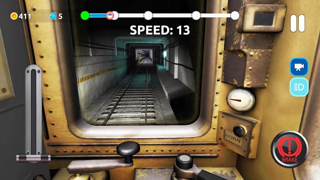 Subway Train Simulator [МОД: Бесконечные деньги, Монеты и Мега MOD] Screenshot 4
