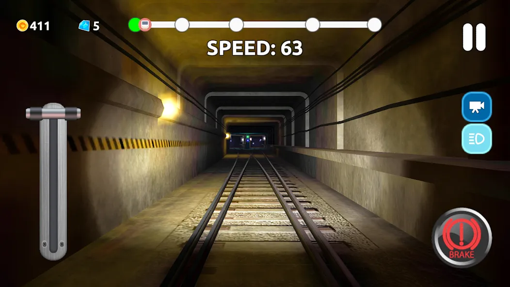 Subway Train Simulator [МОД: Бесконечные деньги, Монеты и Мега MOD] Screenshot 5