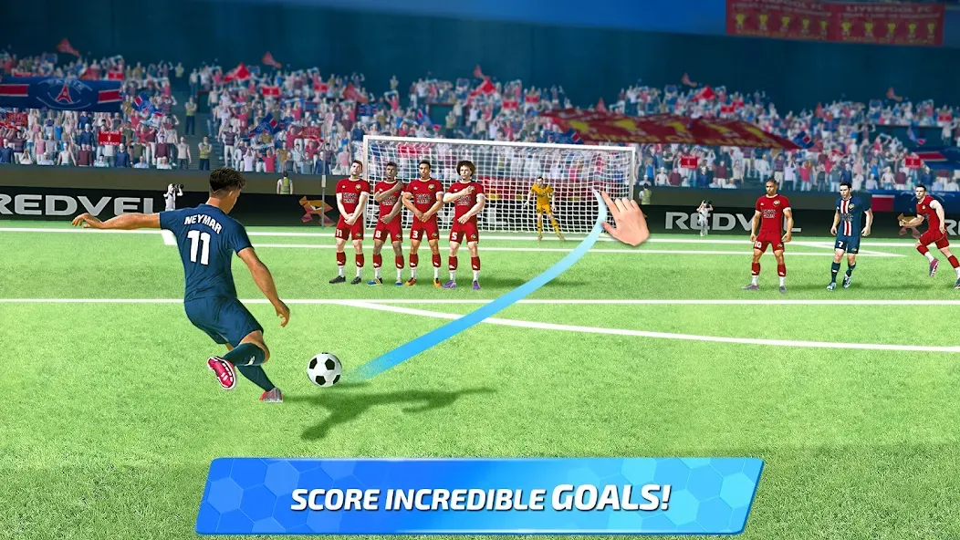 Soccer Star 24 Super Football (оккер Стар 23 Супер Футбол) [МОД: Много монет, Открытые уровни и Мега MOD] Screenshot 1