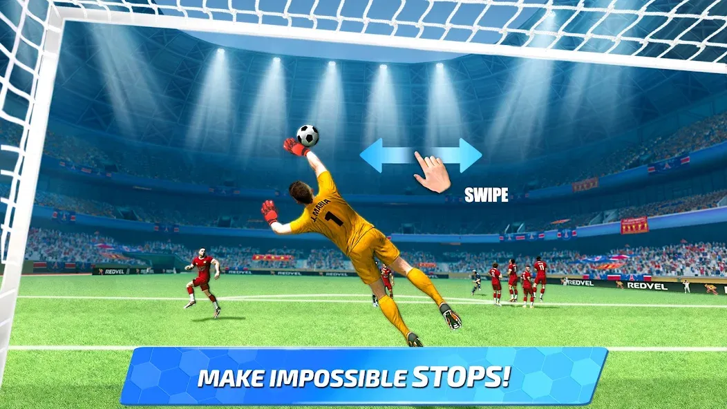 Soccer Star 24 Super Football (оккер Стар 23 Супер Футбол) [МОД: Много монет, Открытые уровни и Мега MOD] Screenshot 3