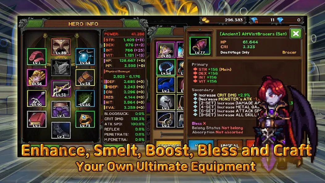 Bless & Magic: Idle RPG game [МОД: Деньги, Монеты и Меню MOD] Screenshot 1