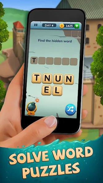 Word Fables - Prison Break [МОД: Бесконечные деньги, Монеты и Мега MOD] Screenshot 2