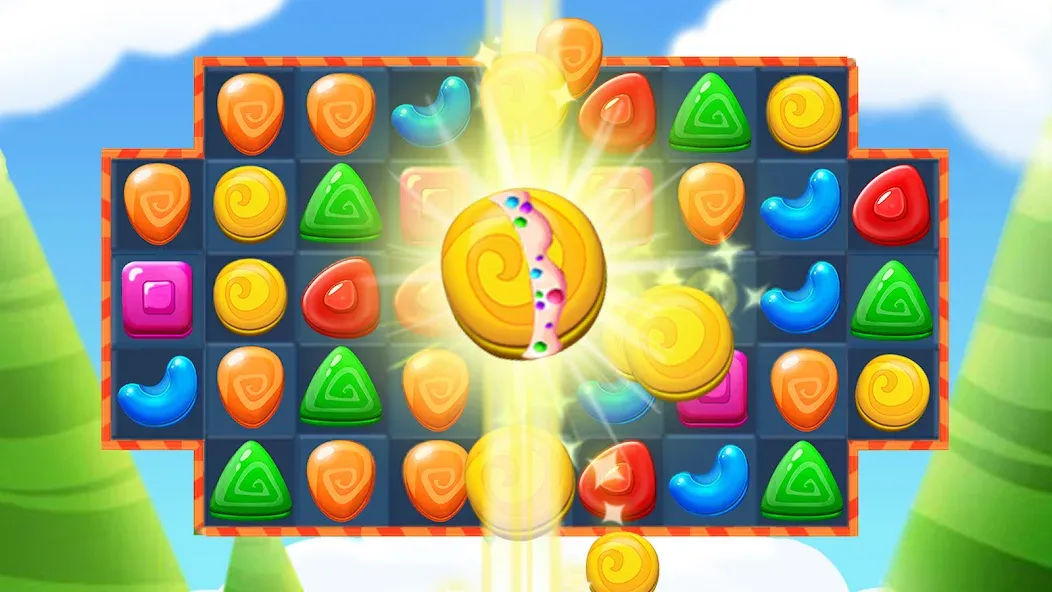 Cookie Jelly Match (Куки Джелли Матч) [МОД: Много денег, Монет и Все открыто] Screenshot 2