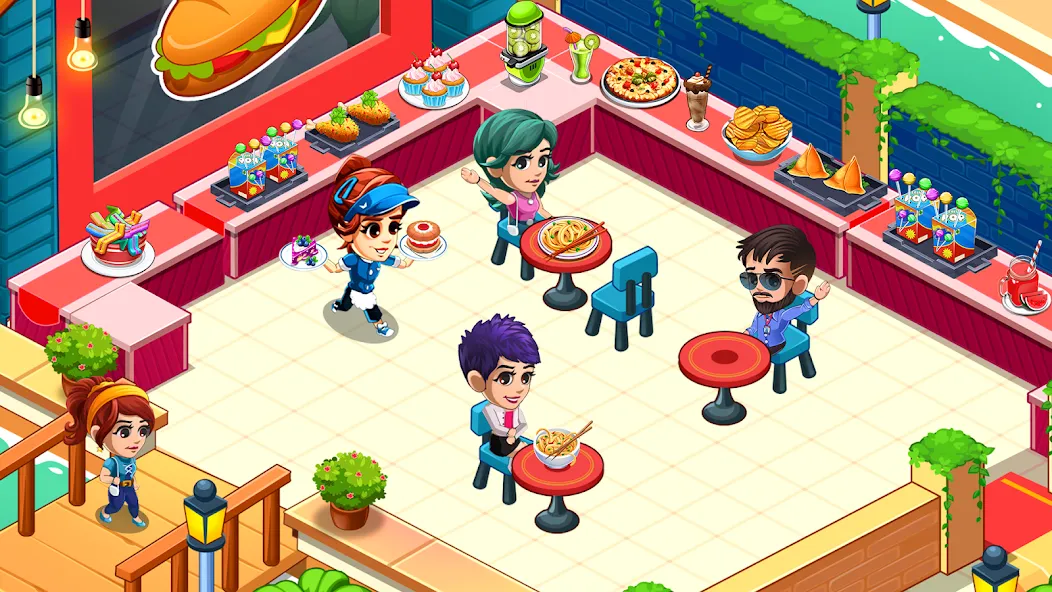 Cooking Restaurant Kitchen (Кукинг Ресторан Китчен) [МОД: Все открыто, Дополнительные деньги и Меню MOD] Screenshot 2