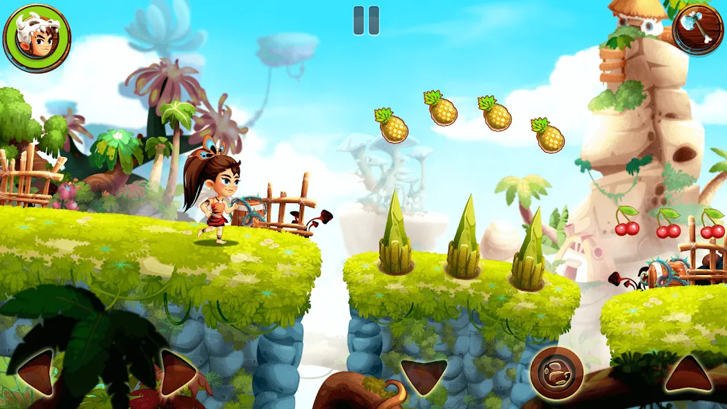 Jungle Adventures 3 (Джангл приключения 3) [МОД: Меню, Бесконечные монеты и Открытые уровни] Screenshot 1