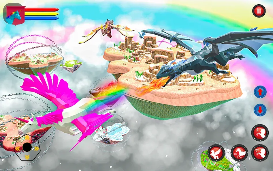 Flying Unicorn Pegasus Games [МОД: Много денег, Монет и Все открыто] Screenshot 1